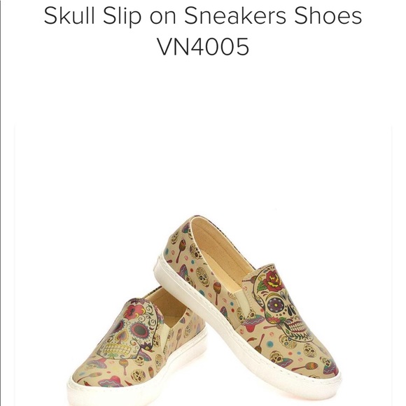 Goby Shoes - Awesome Goby brand skull slip-ons. NIB $45.